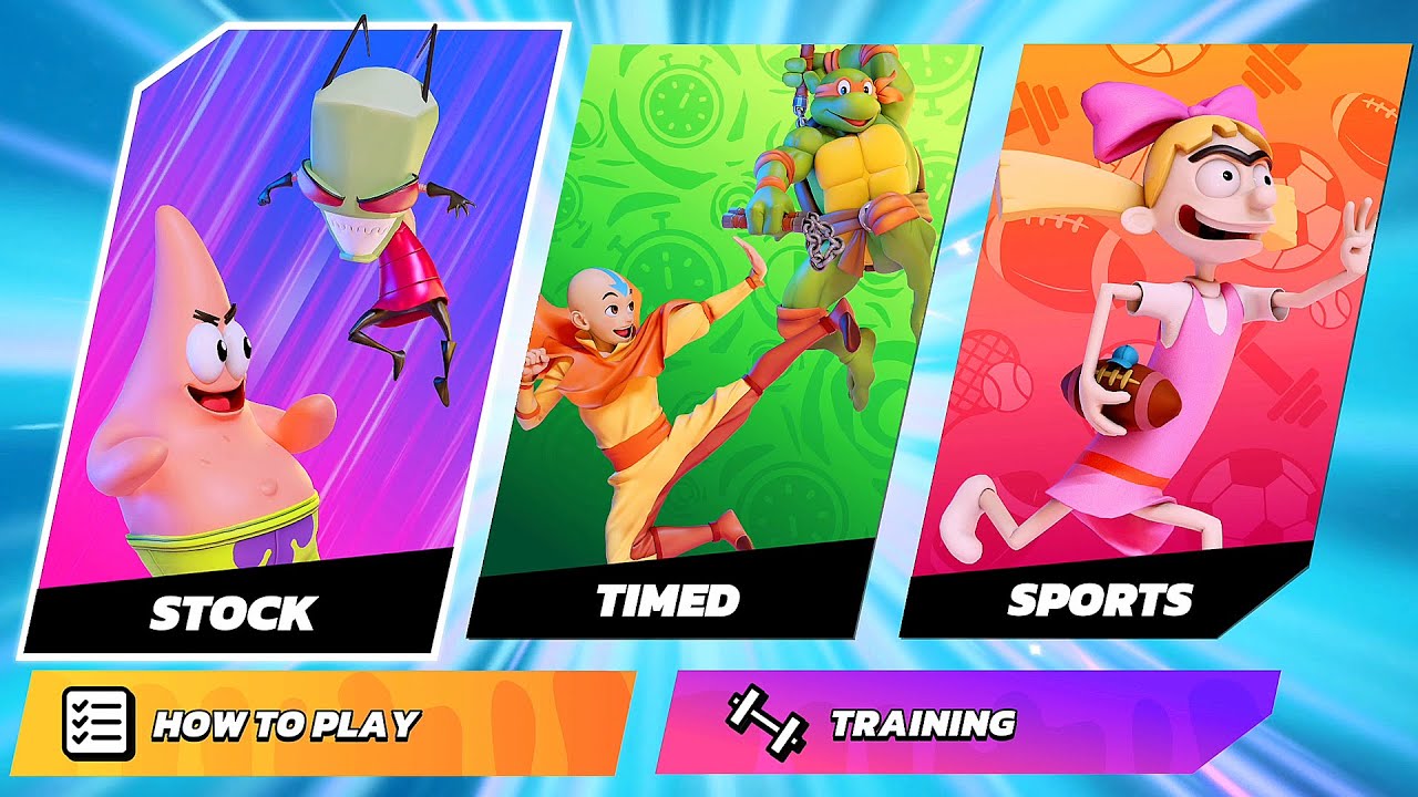 Nickelodeon All-Star Brawl — все режимы игры