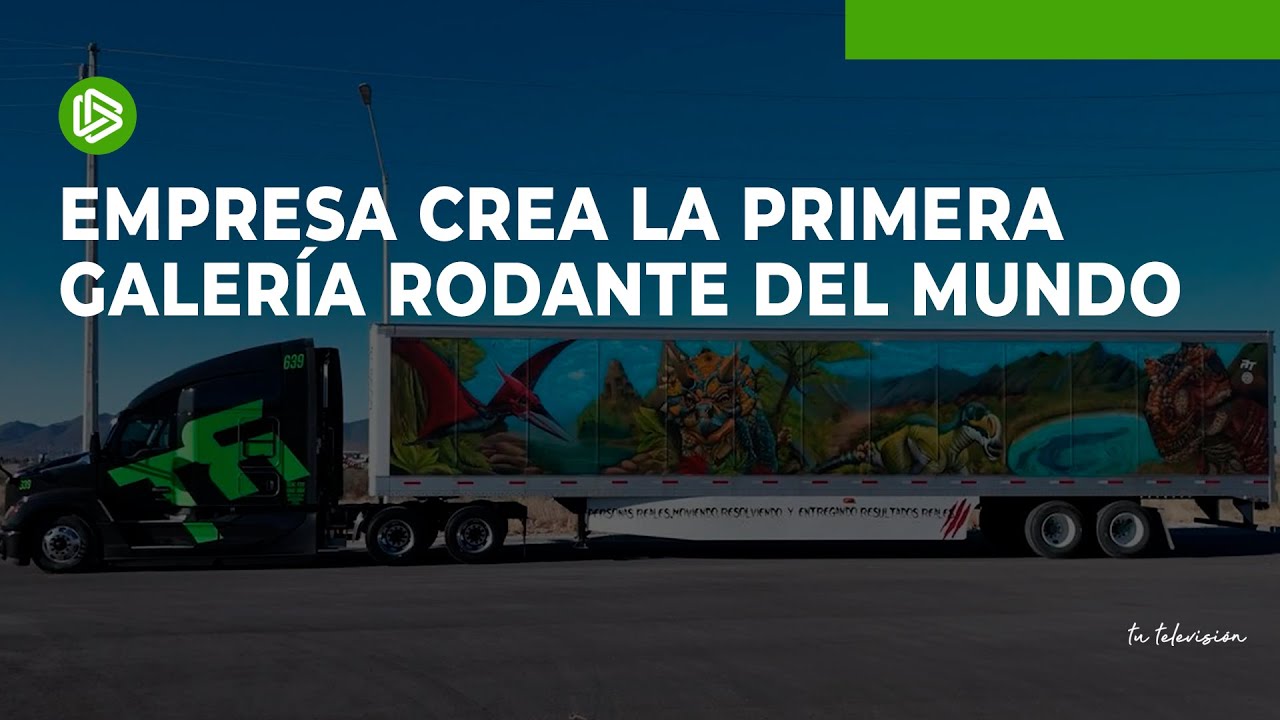 Empresa crea la primera galería rodante del mundo