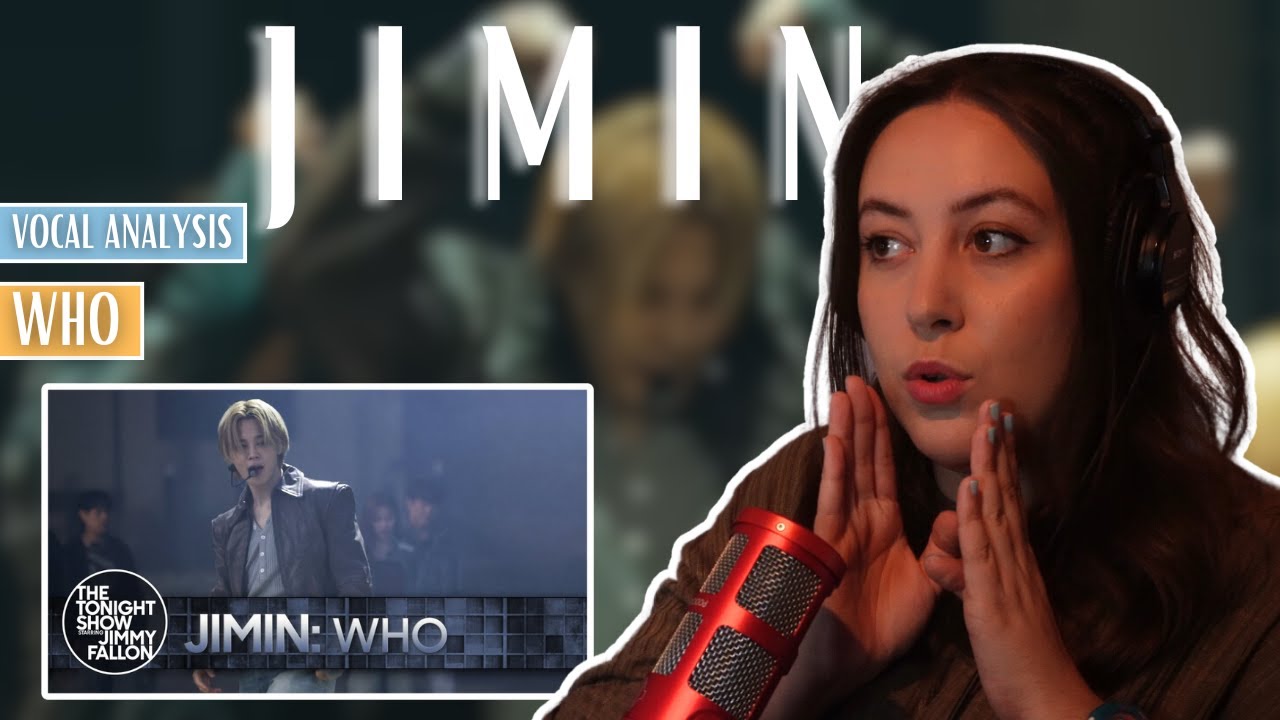 Первый раз смотрю JIMIN - Who (вживую на Джимми Фэллоне) | Реакция преподавателя вокала (и анализ)