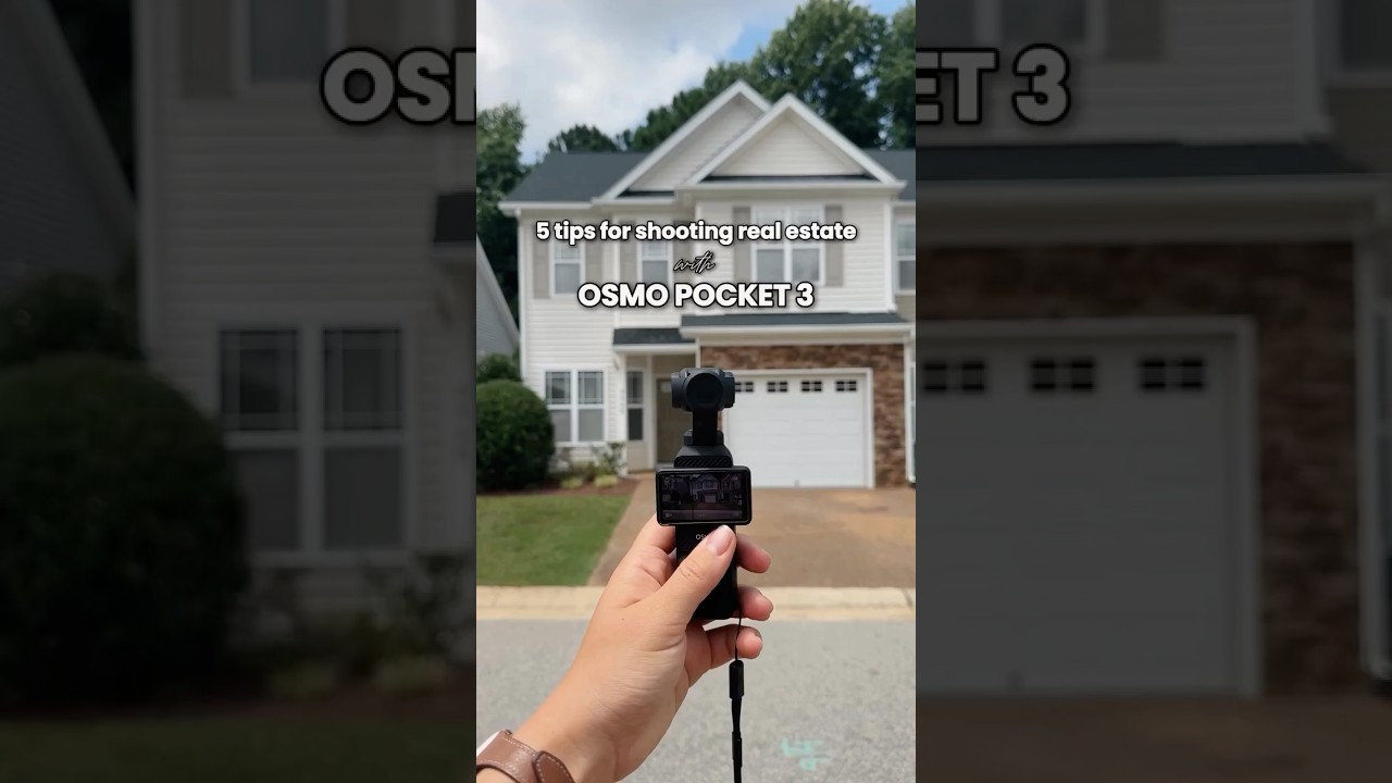 5 tips for shooting better real estate videos 🏠 DJI Osmo Pocket 3 🎬 @sofi_khm