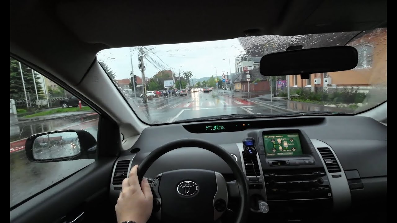 Toyota Prius 2 – Chill Casual POV Drive on a Rainy Day | Transylvania POV
