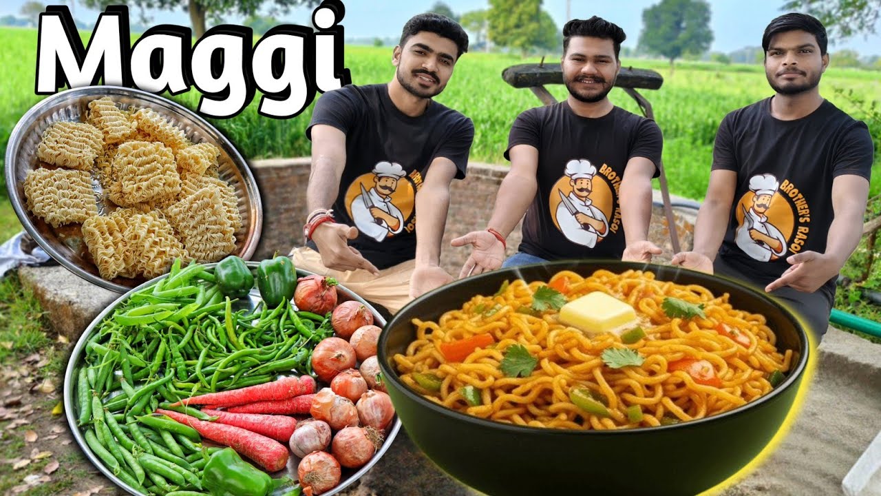Desi Village Style Maggi Recipe | Made on Mitti Ka Chulha | Brothers Rasoii