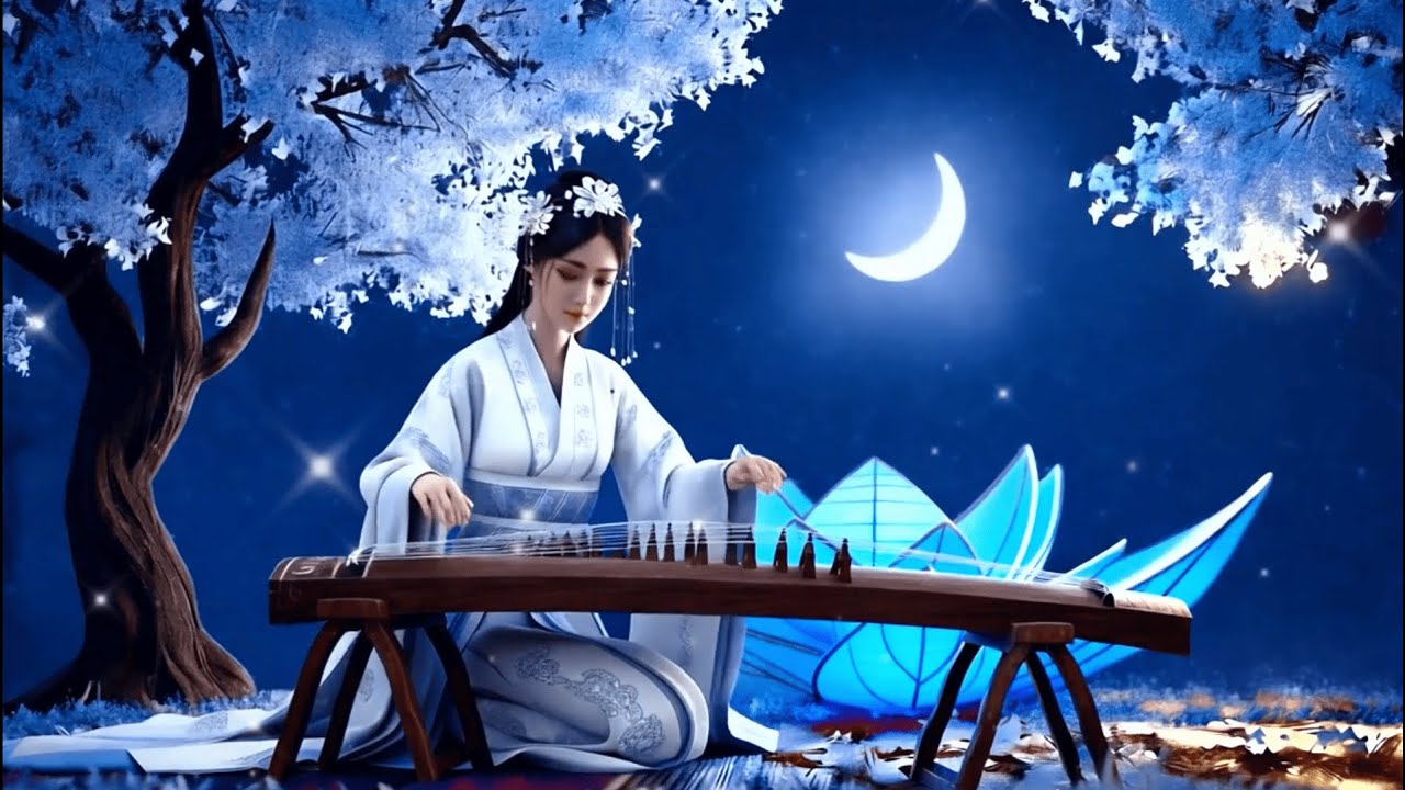 Moon Princess| Relaxing Chinese Zen Music with Flute, Erhu & Guzheng @ZenBambooHealing