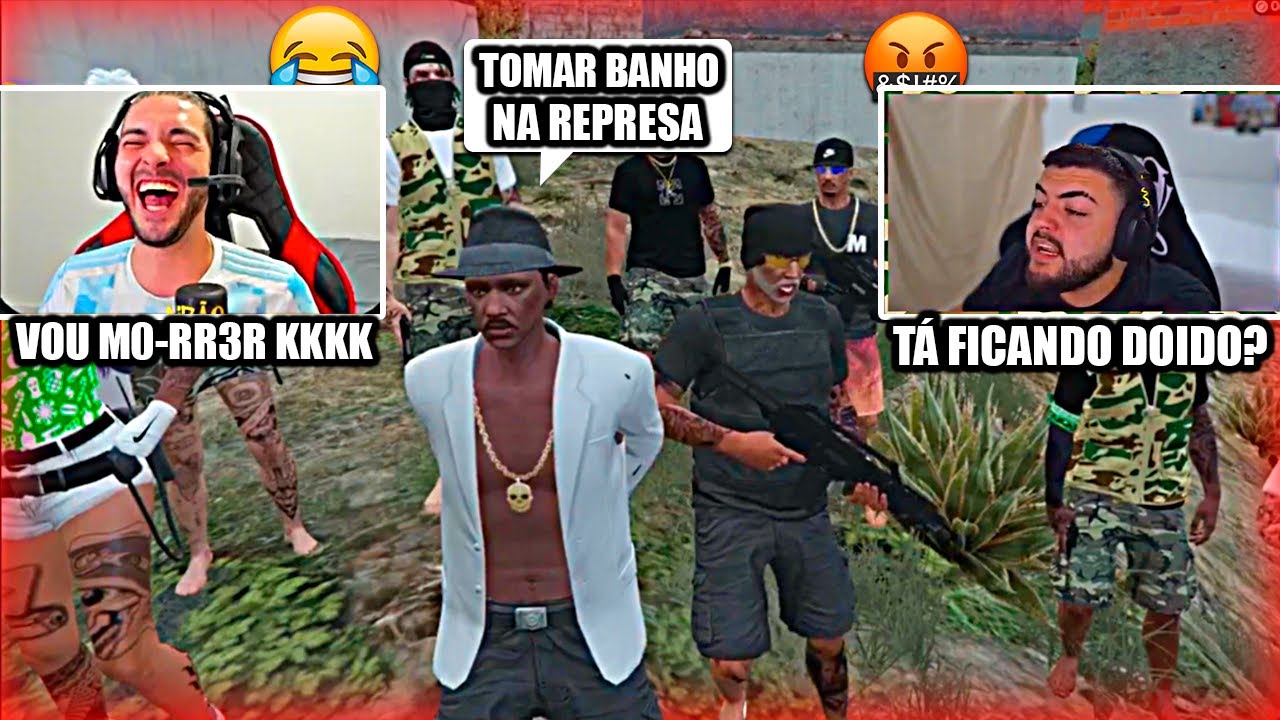 TIRINGA SUBIU A F@VEL4 DA GROTA E PEDIU PRA TOMAR BANHO NA REPRESA!😂 *RED FICOU P*-T0*