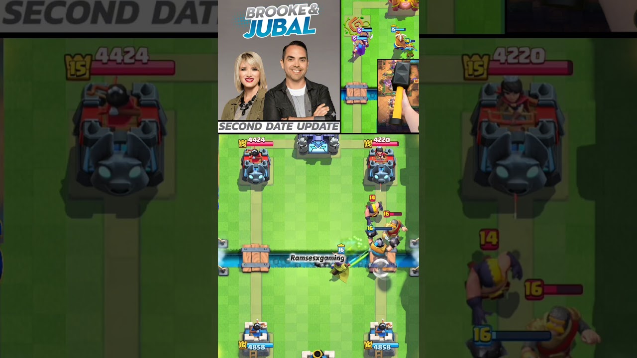 Z tego powodu stał się Ghostem 😁 #clashroyale #brookeandjubalinthemorning
