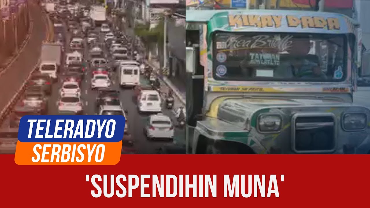22 senators seek temporary suspension of PUV modernization program | (31 July 2024)