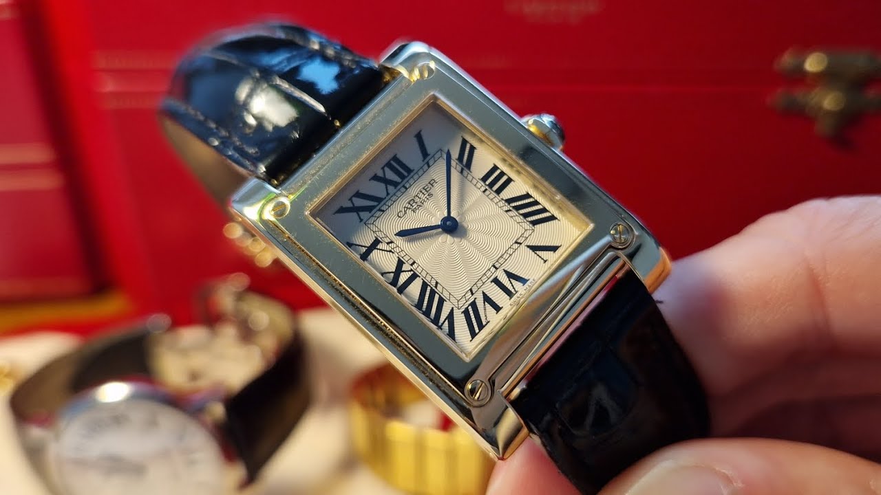 The Cartier Tank on steroids: Tank a Vis Ref 2824 CPCP
