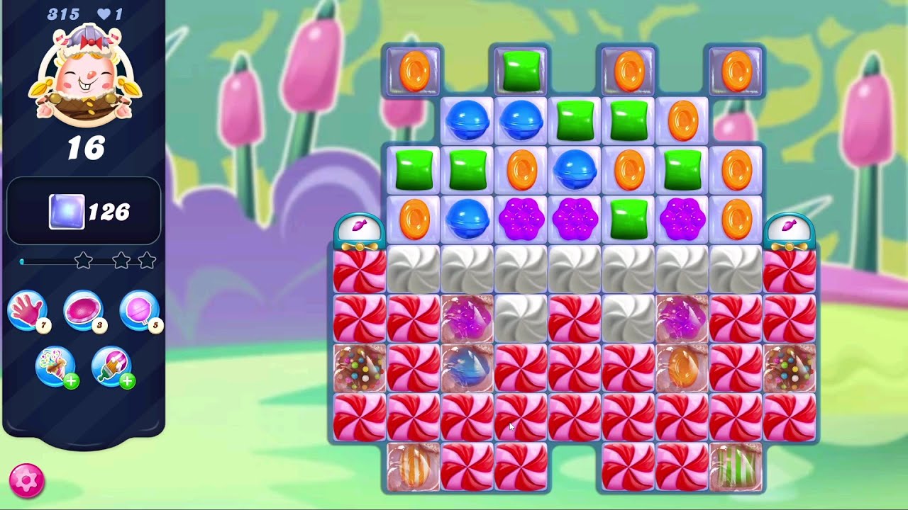 Candy Crush Saga LEVEL 315 | NO BOOSTERS (new version*)✔️