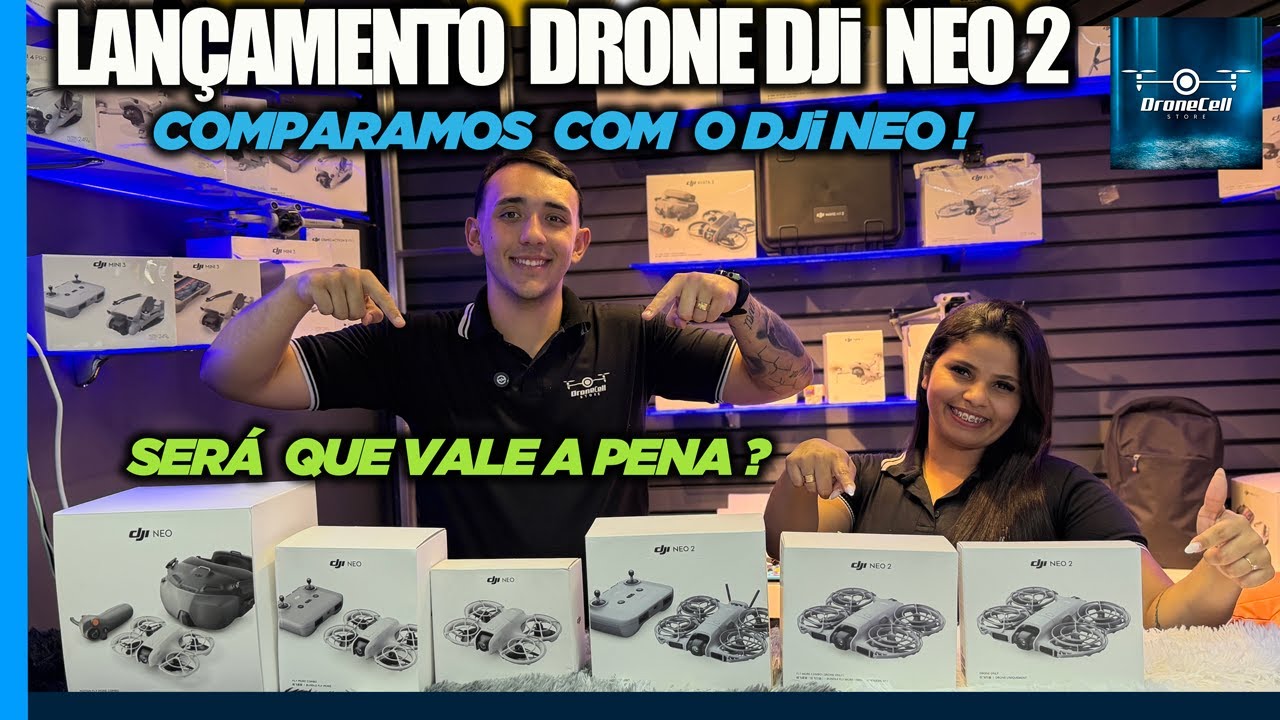 LANÇAMENTO DRONE DJI NEO 2! COMPARAMOS COM DJI NEO!!! DRONE CELL