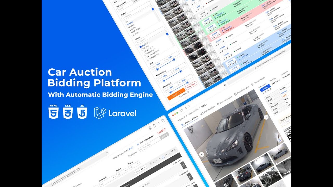 Exploring Our Innovative Online Car Auction Bidding Platform | Developer Bazaar Technologies