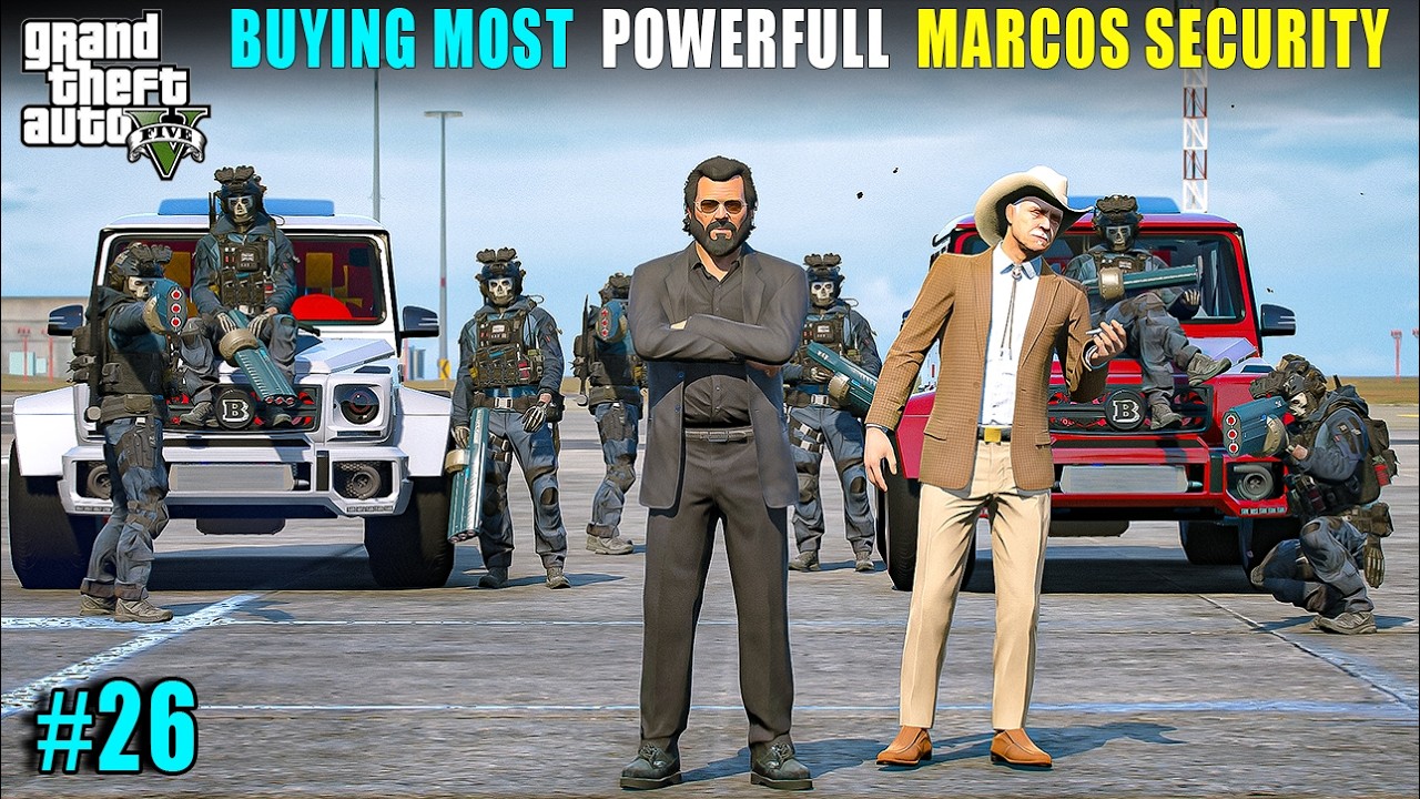 MICHAEL BUYING MOST POWERFUL MARCO'S SECURITY | GTA 5 GAMEPLAY #26