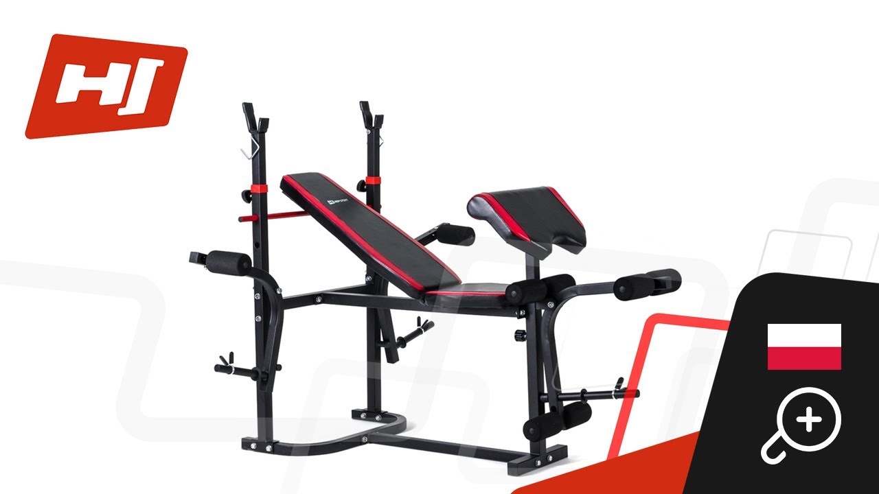 HOP-SPORT Ławka treningowa pod sztangę