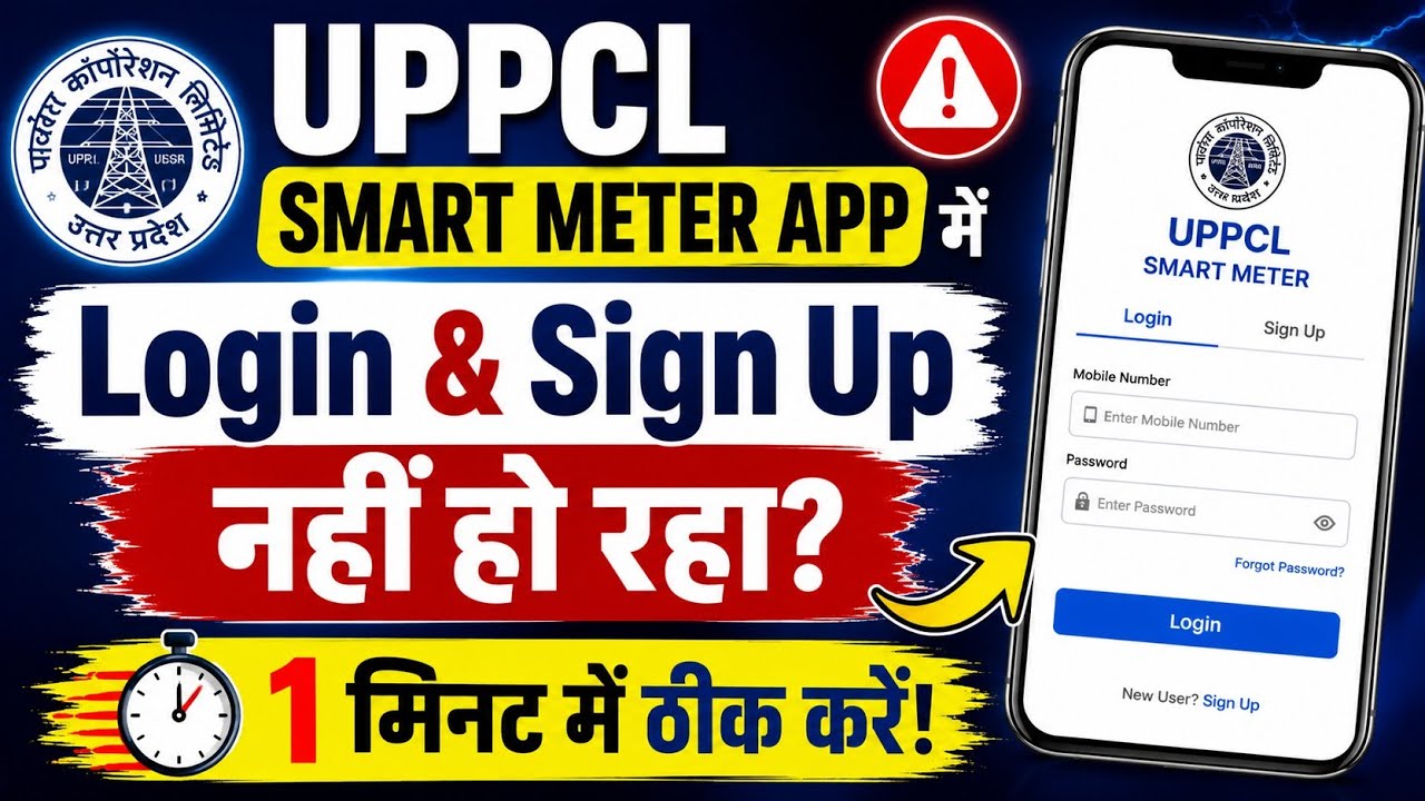 UPPCL Smart Meter App Sign Up Issue: How to Login to the UPPCL Smart Meter App