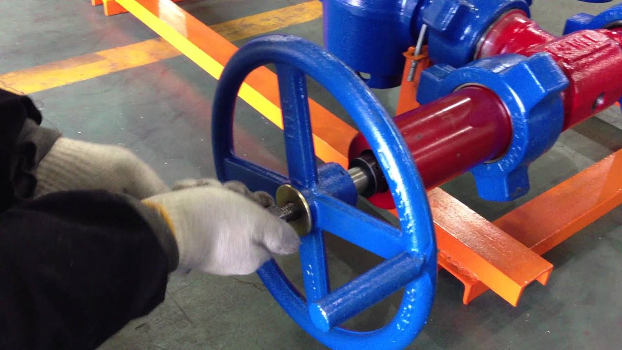 Video setting the zero point at ADJ Choke Valve