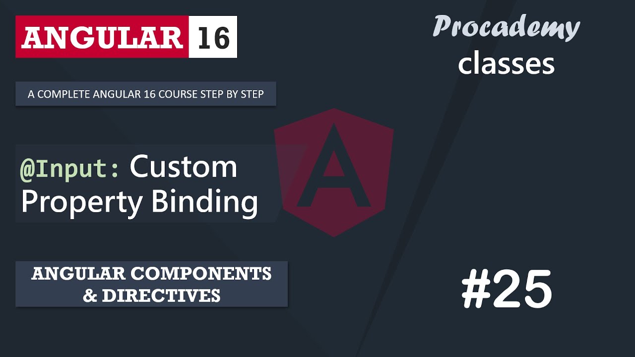 #25 @Input: Привязка пользовательских свойств | Компоненты и директивы Angular | Полный курс по A...