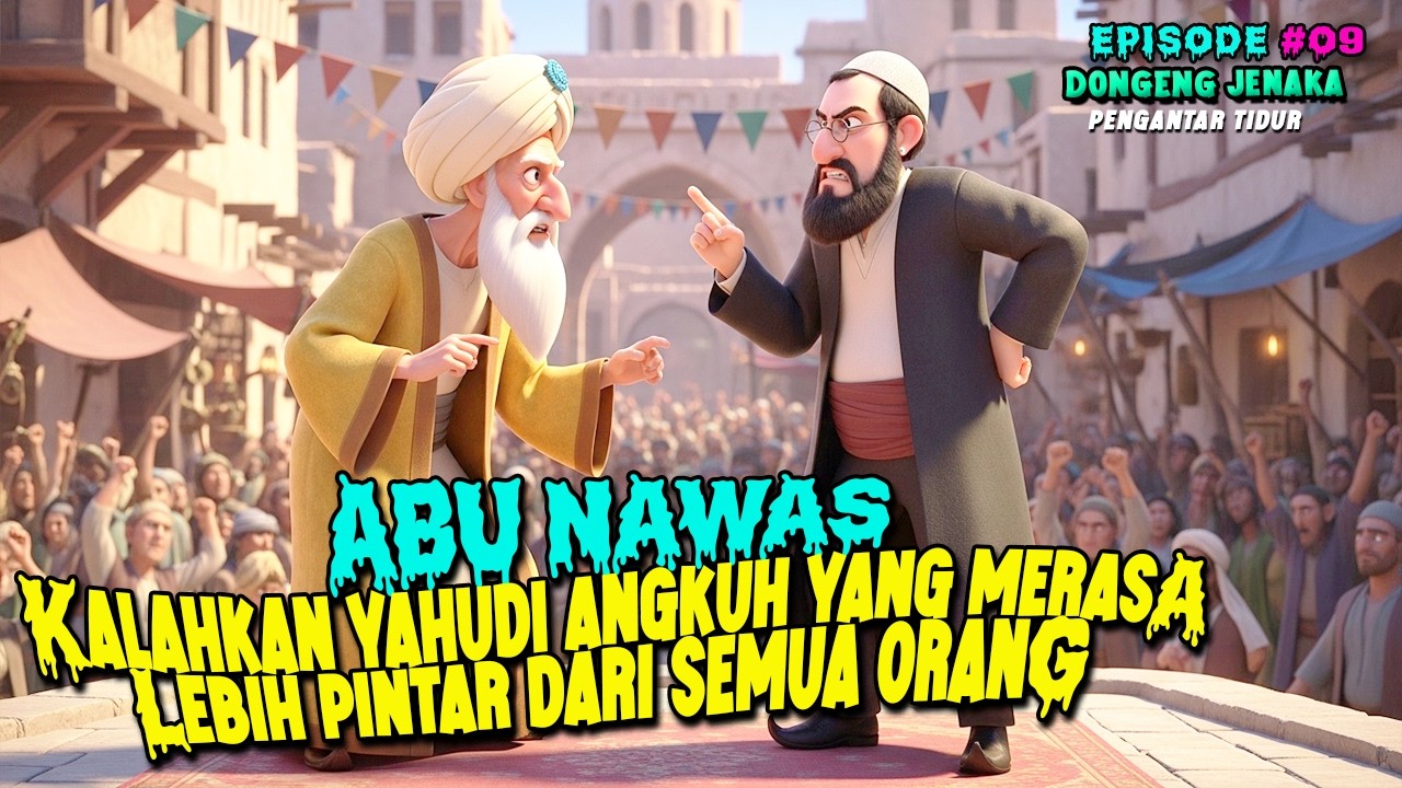 ABU NAWAS DEBAT PANAS DENGAN YAHUDI YANG MERASA TINGGI ILMU | DONGENG PENGANTAR TIDUR