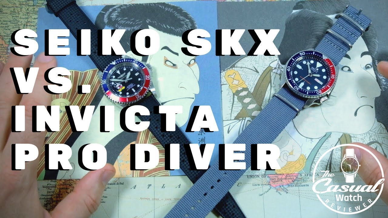 WHO WINS: Seiko SKX vs. Invicta Pro Diver
