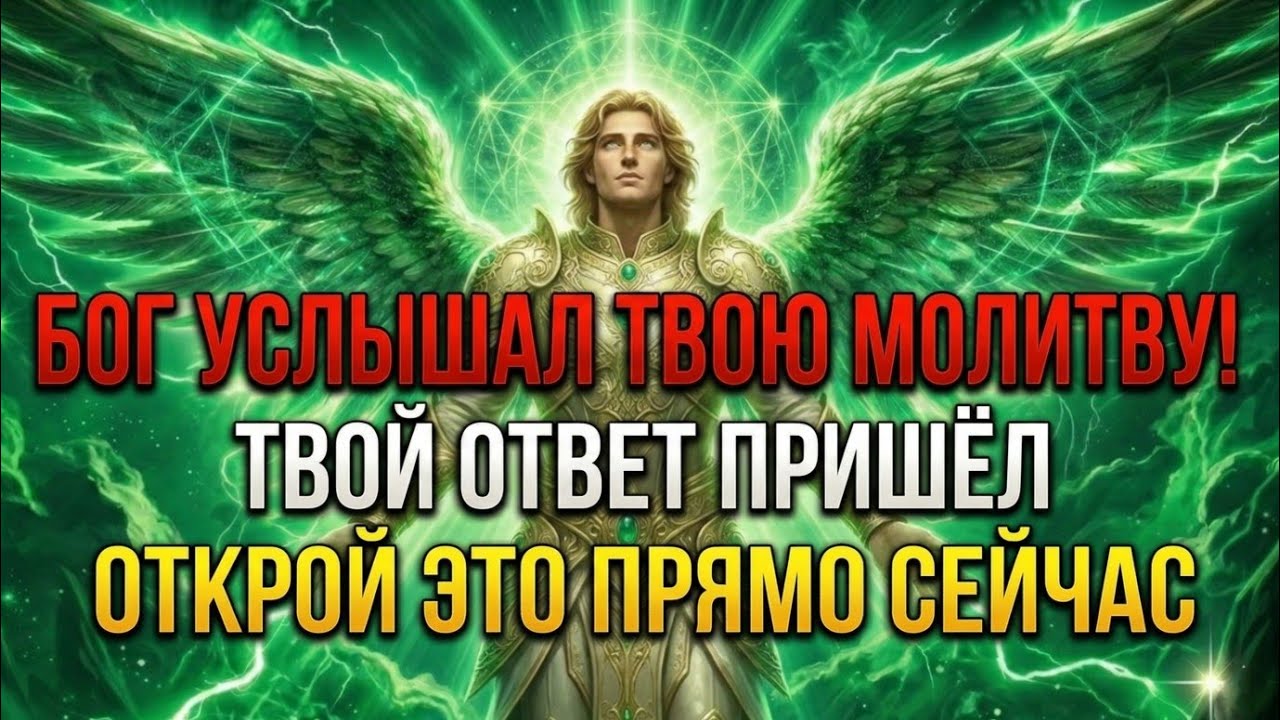 🔴 НЕБЕСА ПОСЛАЛИ ЭТО ТЕБЕ — АРХАНГЕЛ МИХАИЛ ГОВОРИТ: БОГ УСЛЫШАЛ ТВОЮ МОЛИТВУ! ТВОЙ ОТВЕТ ПРИШЁЛ.