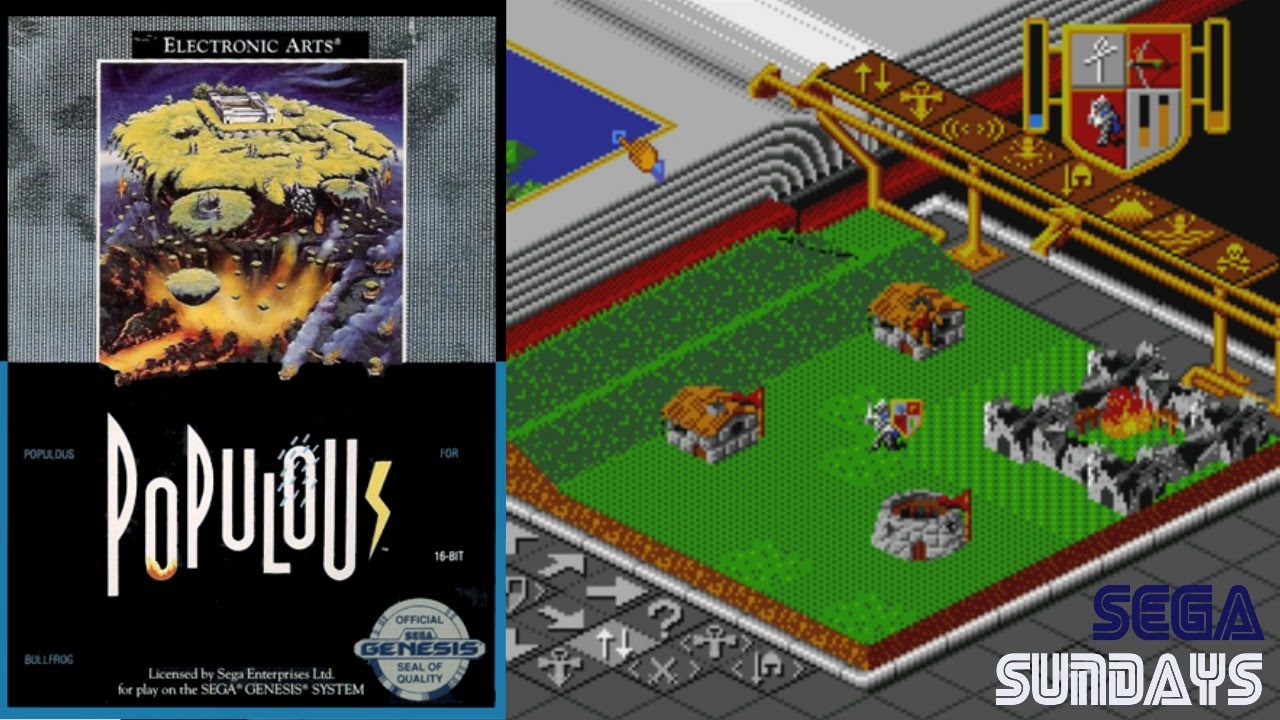 Populous - Sega Genesis (Genesis)