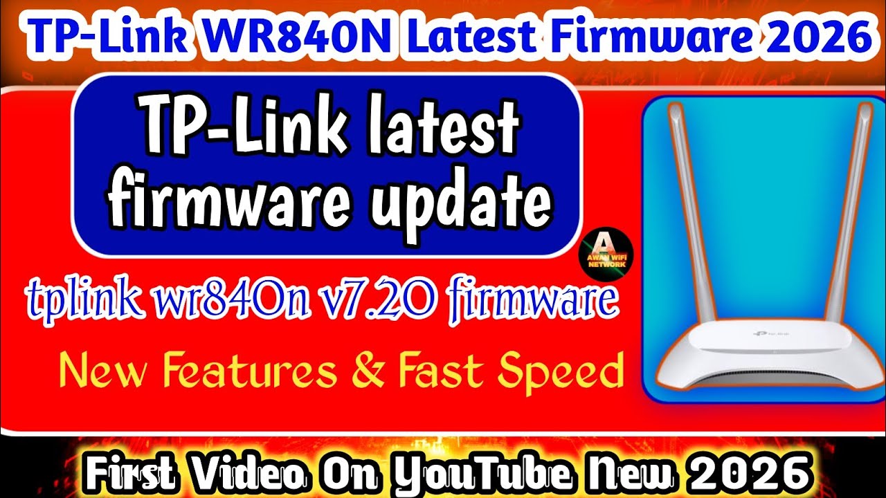 TP-Link WR840N Latest Firmware 2026 | Tplink latest firmware update | tplink wr840 v7.20 firmware