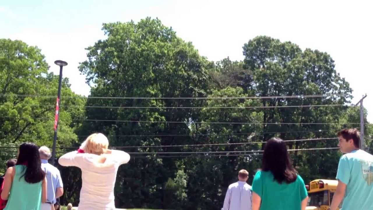 Fire drill at school