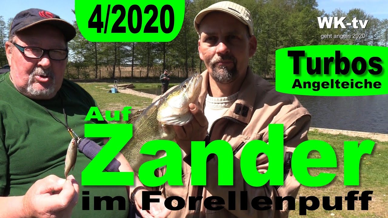 Auf Zander im Forellenpuff - Turbos Angelteiche Blumenthal -  Folge: 2020/4 auf WK-tv