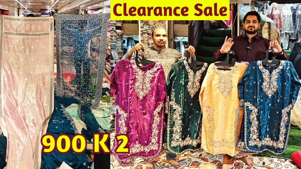Clearance Sale ₹ 900/2 Trendy Co-Ord Sets, Pakistani Suits, Sarees, Bridal Lehengas Offer Prices