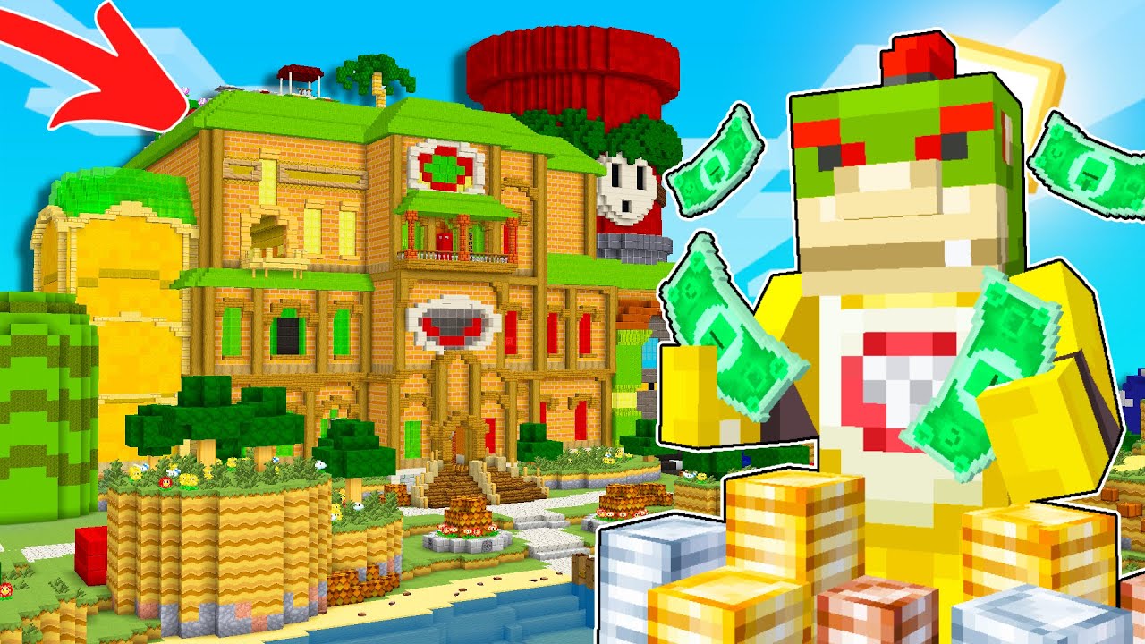 40 MILLION Dollar Fun House!?! 🏠💵 Minecraft Nintendo Fun House [47]