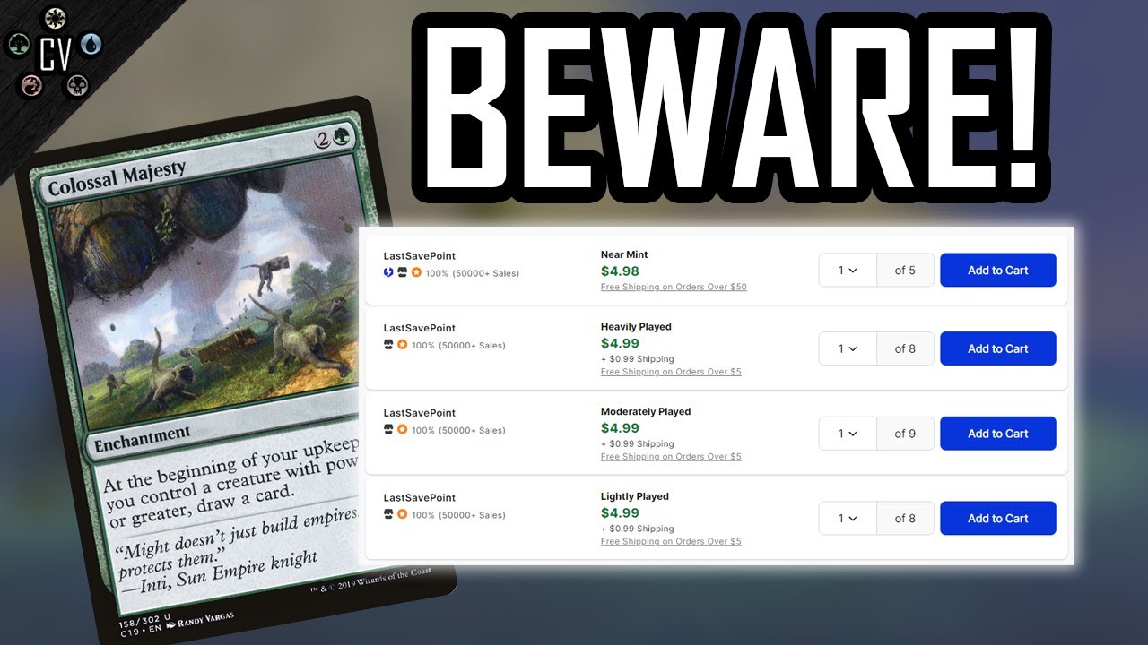 Big Sellers on TCGplayer.com are Manipulating the Market Trends with Insane Bulk Premiums
