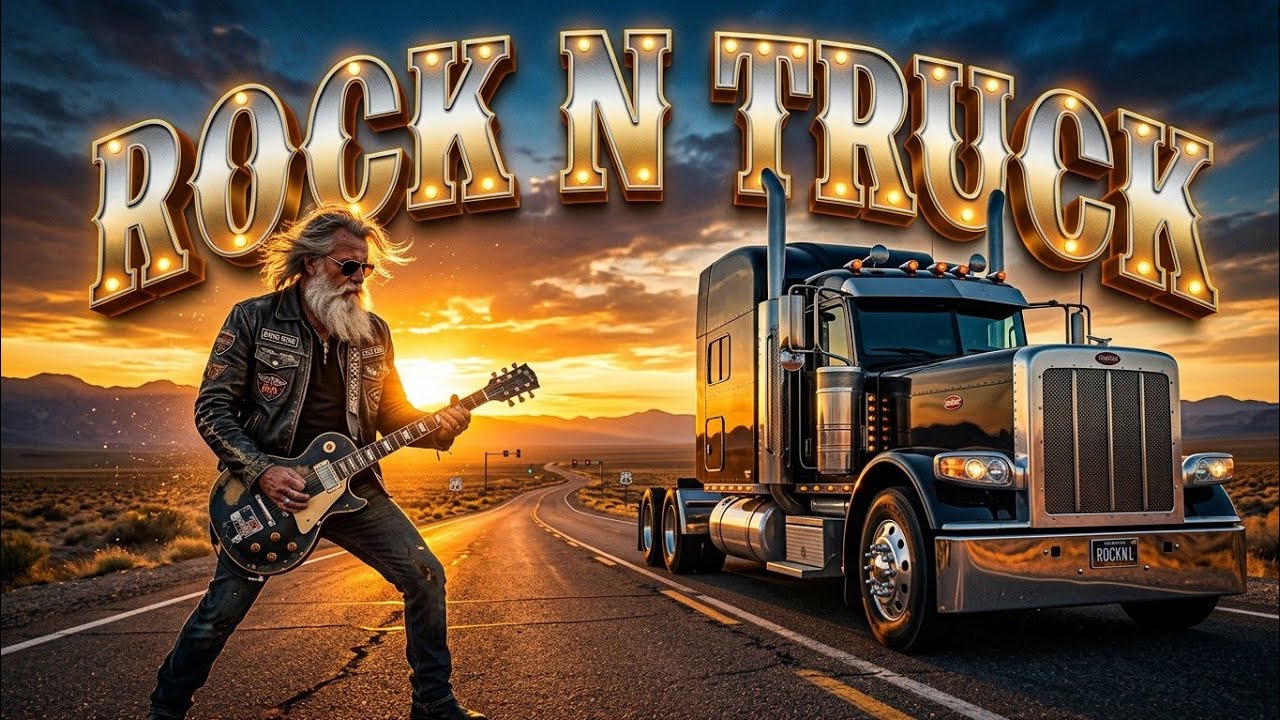Rock N Truck &ndash; Highway Adrenaline Rush | Ultimate Rock Driving Playlist #DrivingEnergy #RoadTripRock
