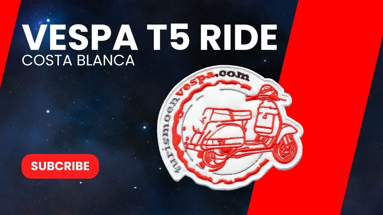 🚩 #Test #ride #drive Vespa T5 Sport de serie 1991 interior de Costa Blanca - Alicante - #Alcoy