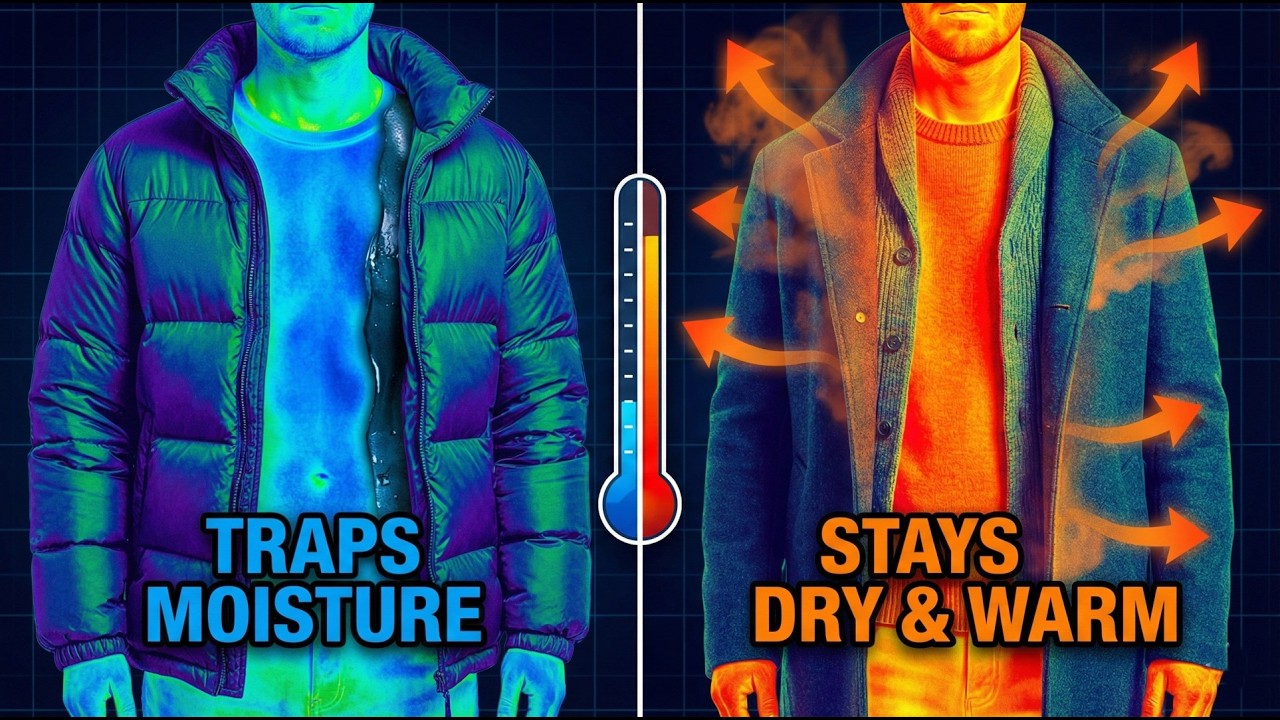 Why Your $300 Jacket is Making You Colder (The Cotton Trap)