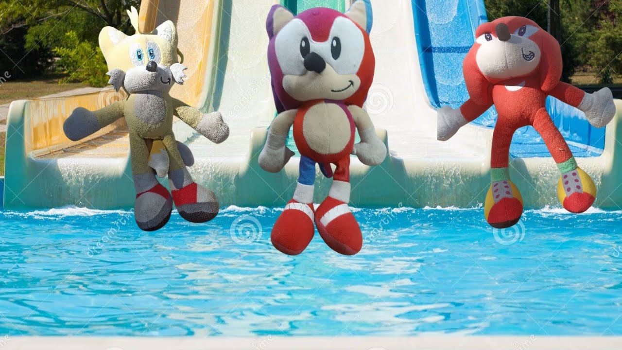 Sonic va a un parque acuático 🎢