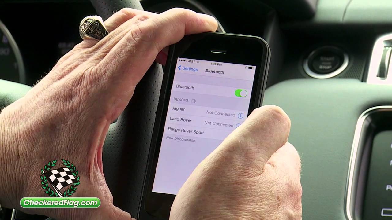 Как подключить iPhone к Land Rover Range Rover Sport