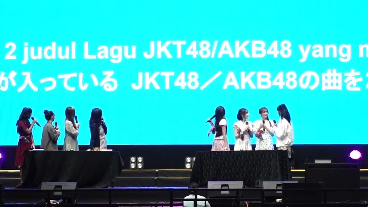 JKT48 X AKB48 stage activity 1 @.Sister Reunion Meet & Greet Festival