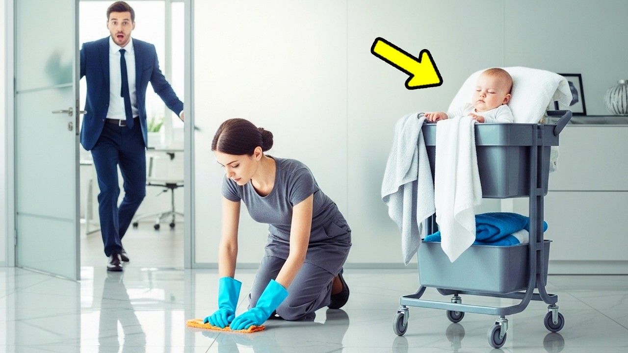 CEO DISCOVERS THE NIGHT CLEANER IS HIS EX-FIANCÉE WITH A LITTLE CHILD AND...