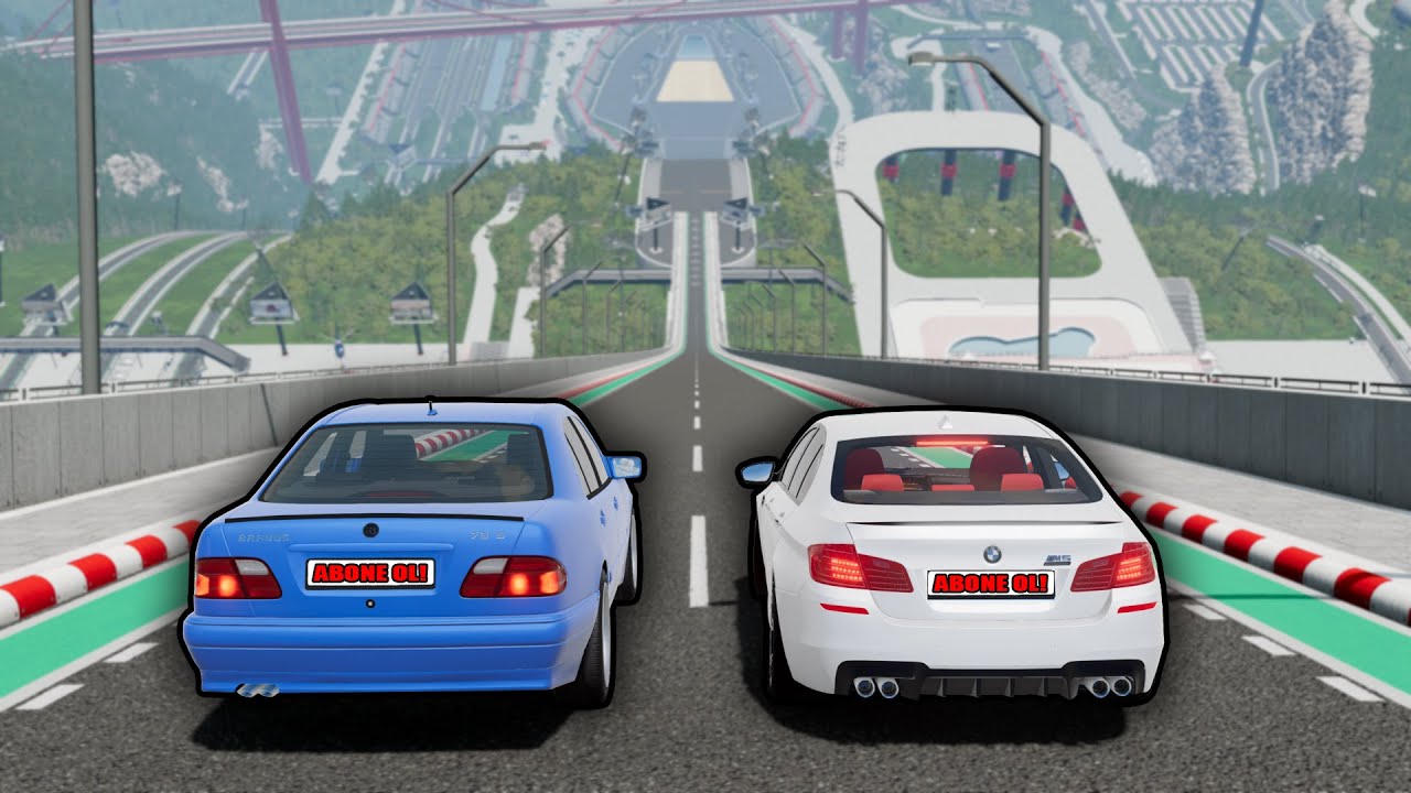 Arabalar VS DEVASA RAMPA! | BeamNG.drive