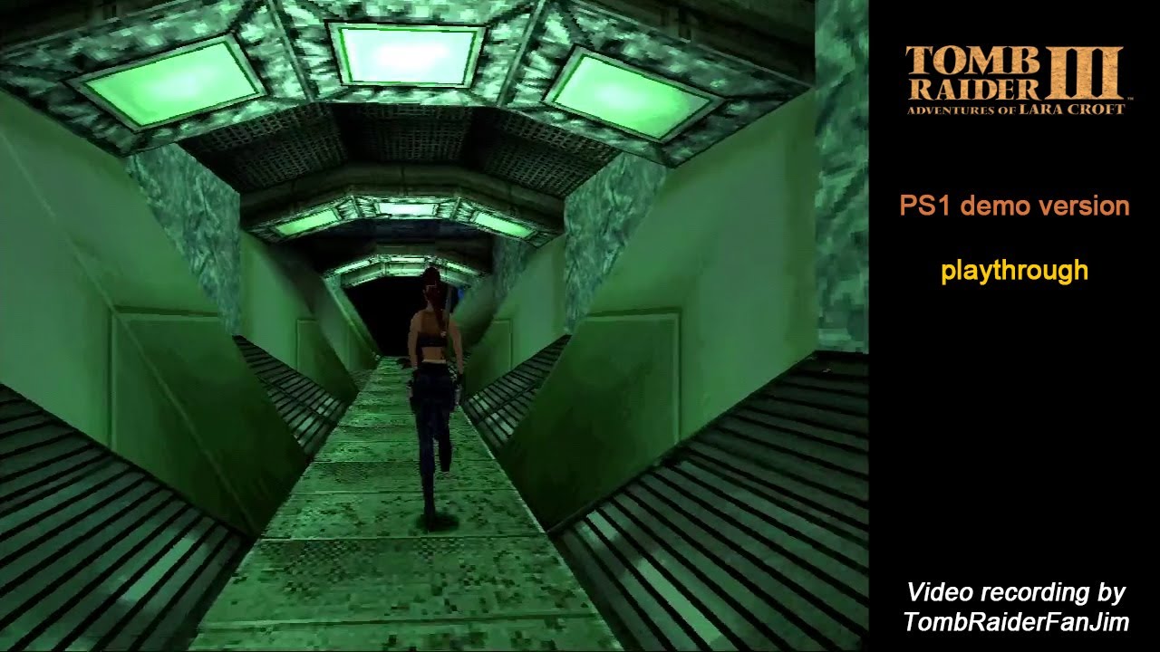 Tomb Raider 3 (PS1 Demo Version)