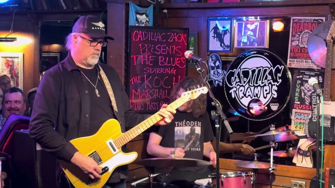 Greg Koch presented by Cadillac Zack at the Sugar Mill in Tarzana, California, January 27, 2025