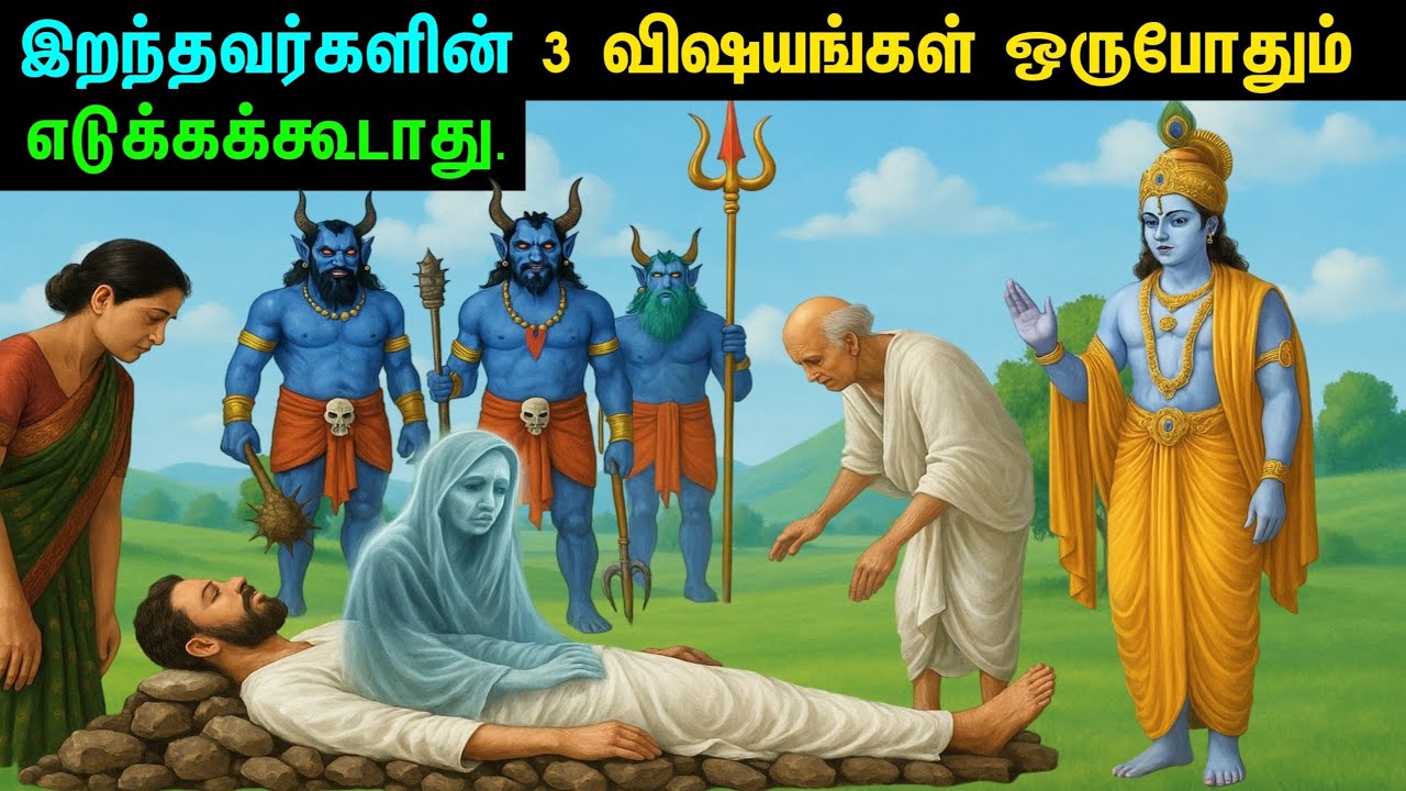 இறந்தவரின் இந்த 3 பொருட்களை ஒருபோதும் பயன்படுத்தாதீர்கள்! | கருட புராணம் | Dharma Kandam