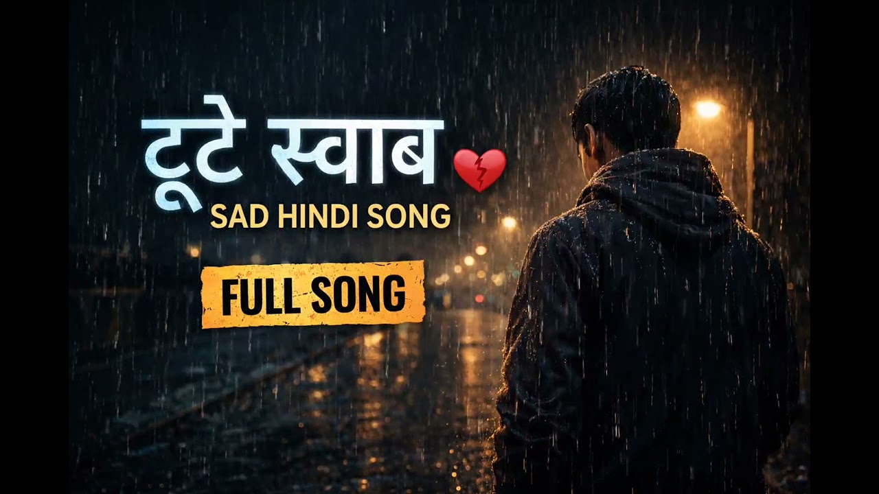 टूटे ख्वाब 💔 | Sad Hindi Song | Heart Touching Emotional Song #sadsong