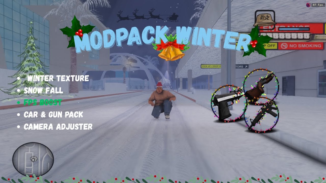 SHARE MODPACK GTA SAMP WINTER EDITION BOOST FPS!! ONLY 500MB (GTA IN DESC)
