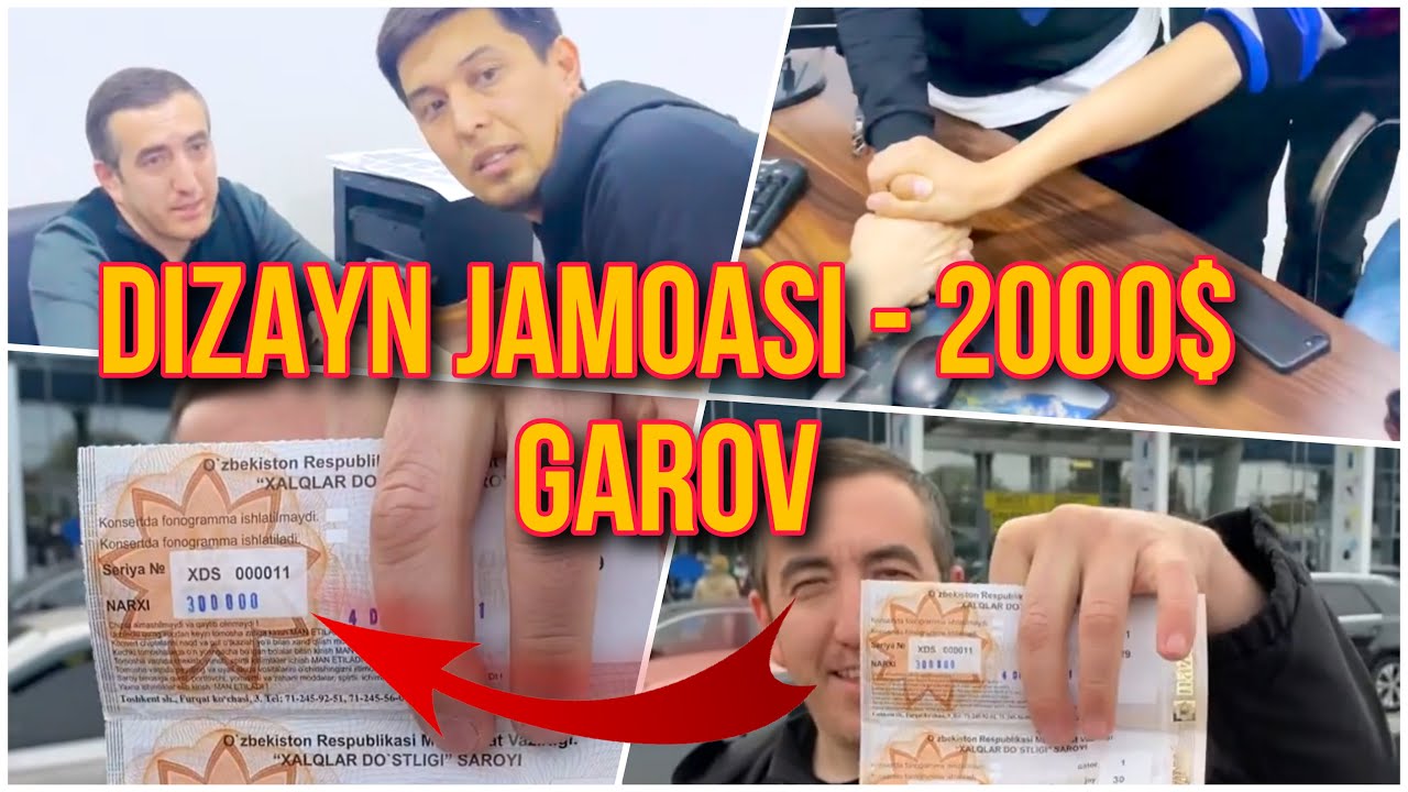 ELMUROD HAQNAZAROV 2000$ ga uxladi || DIZAYN JAMOASI || BIR KECHADA UKRAINAGA BORIB KELISHDI daxshat