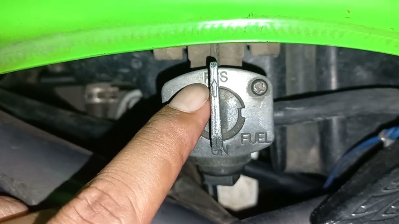 Fungsi On, Off, Res pada keran bensin motor Ninja RR New