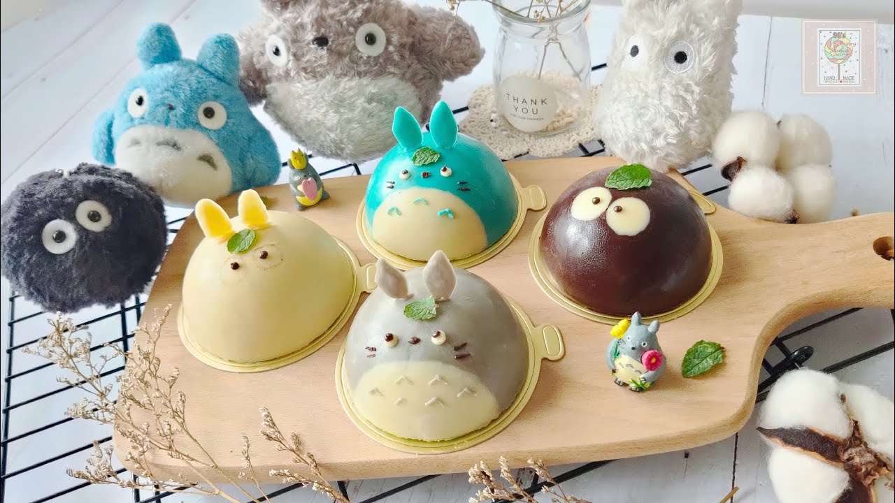 となりのトトロ Totoro Matcha Mousse Dome Cake 龙猫抹茶慕斯蛋糕
