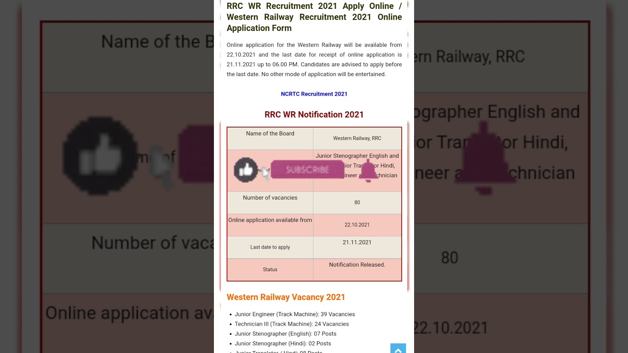 Railway JE Recruitment Notification 2021 OUT &ndash; 10+2, Diploma Pass can Apply Online