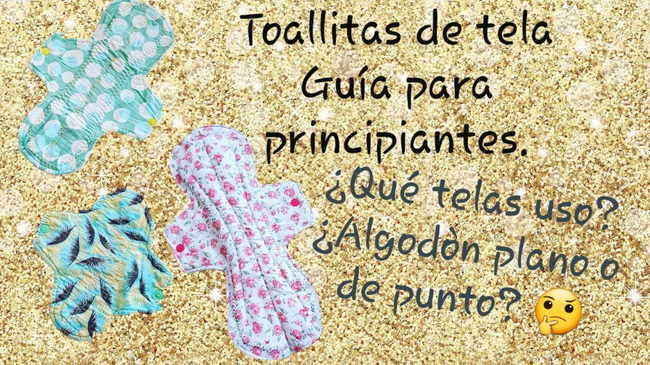 Toallitas de tela: Guía para principiantes ¿Qué telas usar en ARGENTINA? #saludmenstrual #compresas