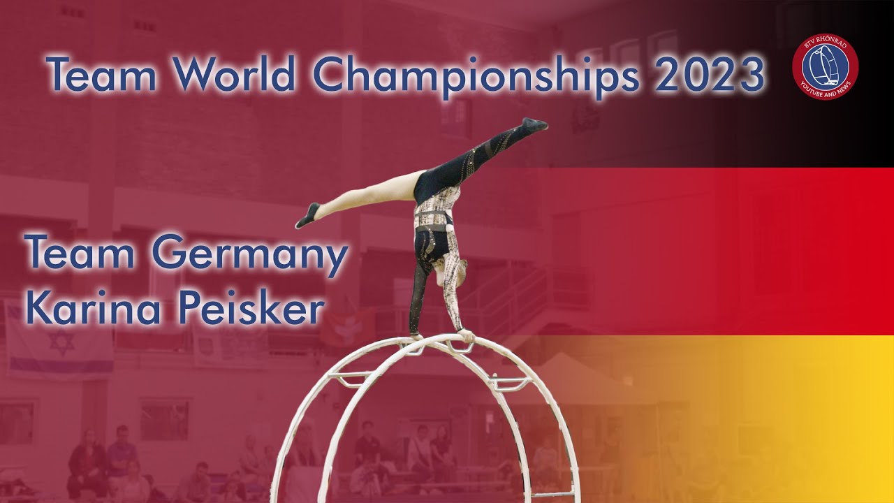 Karina Peisker Team World Championships Senior 2023 in Gymwheel Team Germany Straight Line