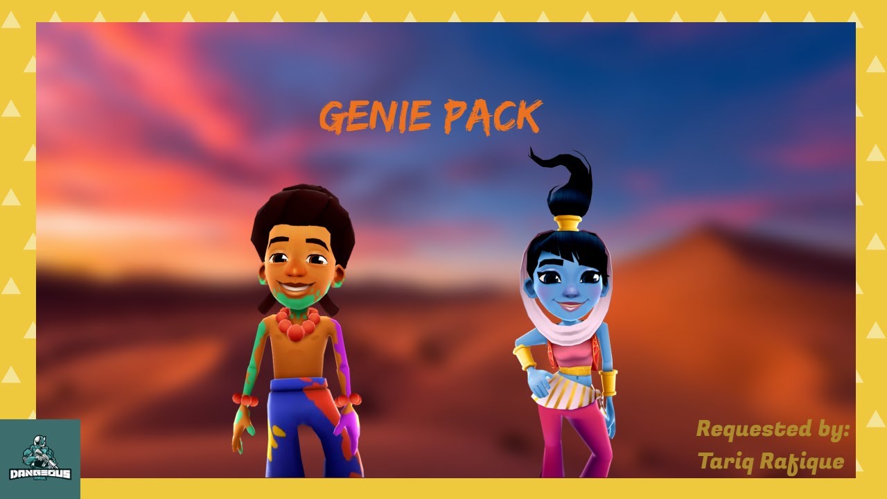 Subway Surfers Genie Pack | Jay and Amira (Requested by: Tariq Rafique)