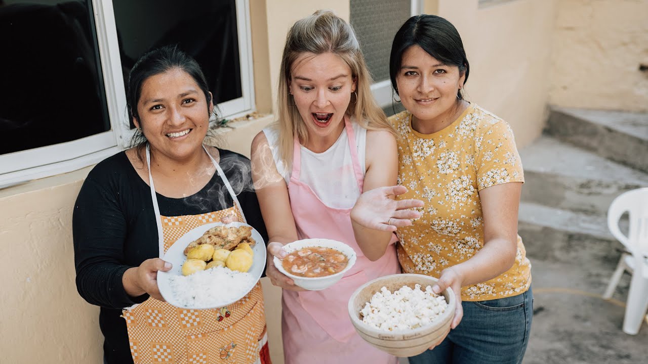 COCINANDO con mis Cuñadas Ecuatorianas